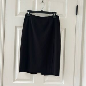 White House black market black pencil skirt with slit detail